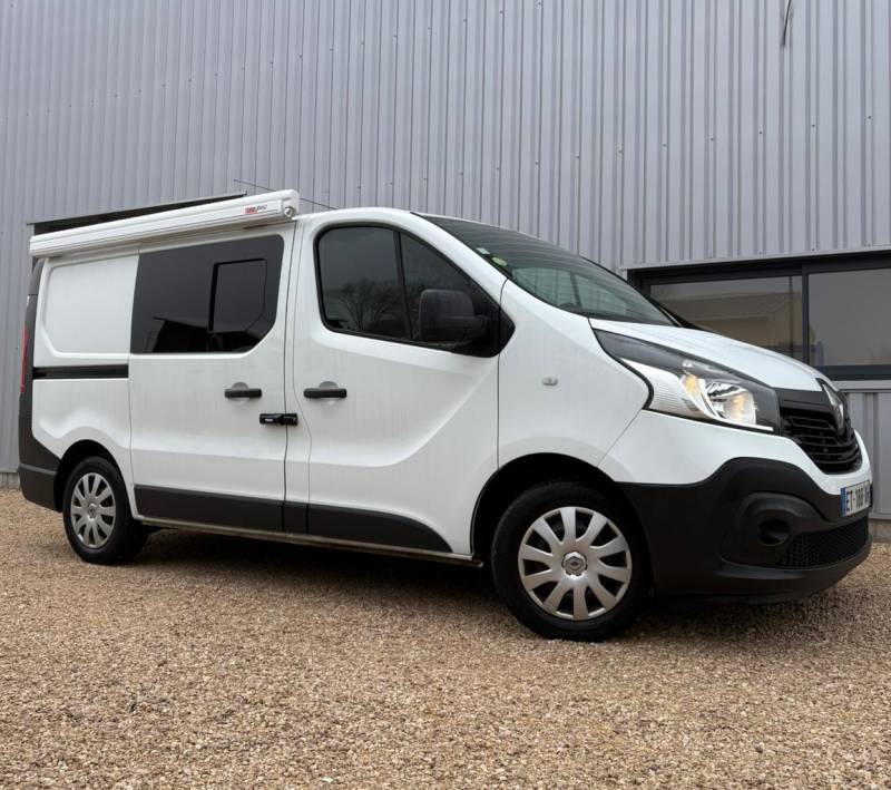 Renault Trafic 3 aménagé avec store extérieur- 125cv - 1.6 DCI - 2017 - 3 places